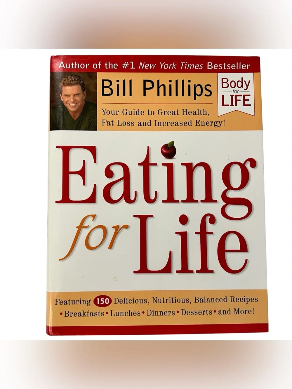 Eating for Life Cookbook - White and Red Cover